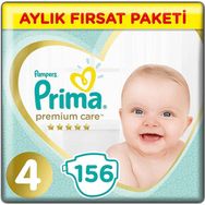 Prima Premium Care No:4 Maxi 156 Adet Bebek Bezi
