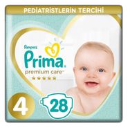 Prima Premium Care No:4 Maxi 28 Adet Bebek Bezi