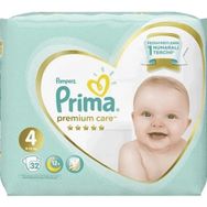 Prima Premium Care No:4 Maxi 32 Adet Bebek Bezi