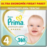 Prima Premium Care No:4 Maxi 368 Adet Bebek Bezi