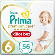 Prima Premium Care No:6 XLarge 56 Adet Külot Bebek Bezi