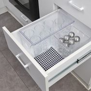Primanova 165x355x160 mm Kapaklı Buzdolabı ve Dolap Düzenleyici