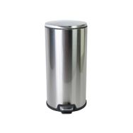 Primanova 20 lt Beyaz Cigo Primanova Pedallı Metal Çöp Kovası