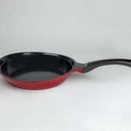 Primanova 24 cm Kırmızı Bordain Alüminyum Kızartma Tavası