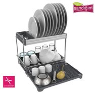 Primanova Katlanabilir 2 Katlı Alüminyum Bulaşıklık