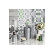 Primanova Lenox 5'li Gri Banyo Aksesuar Set