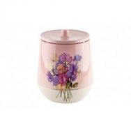 Primanova Pink Flower Çöp Kovası