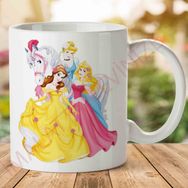 Princesses Çizgi Film Baskılı Kupa