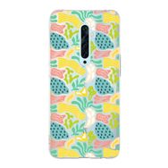 Printify Oppo Reno 2Z İle Uyumlu 1 mm Kapak Memphis Desen Tasarımlı Şeffaf Silikon Cep Telefonu Kılıfı