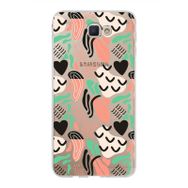 Printify Samsung Galaxy J7 Prime İle Uyumlu 1mm Kapak Memphis Desen Tasarımlı Şeffaf Silikon Cep Telefonu Kılıf