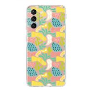 Printify Samsung Galaxy S21 İle Uyumlu 1mm Kapak Memphis Desen Tasarımlı Şeffaf Silikon Cep Telefonu Kılıfı
