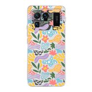 Printify Xiaomi Mi 11 Ultra Uyumlu Kamera Korumalı Kapak Memphis Desen Tasarımlı Şeffaf v