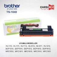 Printpen Brother HL 1210 TN 1040 Siyah Toner