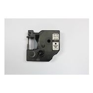 Printpen Dymo D1 45010 12 mm 7 m Şeffaf Etikete Siyah Etiket