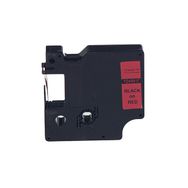Printpen Dymo D1 45017 12 mm 7 m Kırmızı Etikete Siyah Etiket