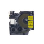 Printpen Dymo D1 45808 19 mm 7 m Sarı Etikete Siyah Etiket