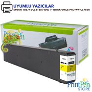 Printpen Epson T8874XXL C13T887400 Sarı 50K Muadil Kartuş