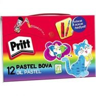 Pritt Çantalı 12 Renk Pastel Boya