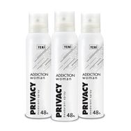 Privacy 3x150 ml Woman Addiction Kadın Deodorant