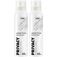 Privacy Addiction 2x150 ml Kadın Deodorant