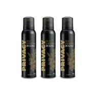 Privacy Gold 3x150 ml Men Deodorant