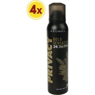Privacy Gold Men 4x150 ml Erkek Deodorant