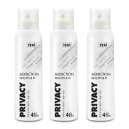 Privacy Woman Addiction 3x150 ml Deodorant