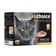 Pro Choice 12x85 gr Tavuk ve Ciğerli Pack Konserve Kedi Maması