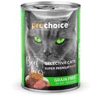 Pro Choice 400 gr Selective Cat Biftek ve Ciğerli Kıyılmış Yetişkin Kedi Konservesi