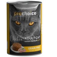Pro Choice 400 gr Tavuk Etli Tahılsız Pate Yetişkin Kedi Konservesi