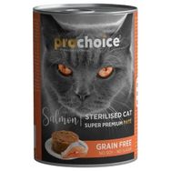 Pro Choice Prochoice Somonlu Kısırlaştırılmış 400 gr x 6 Kedi Konservesi