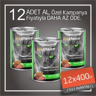 Pro Choice Selective Cat Biftek ve Ciğerli Kıyılmış 12x400 gr Yetişkin Kedi Konservesi