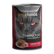 Pro Choice Tahılsız Kuzu Etli Yetişkin Kedi Konserve 400 gr Yaş Mama