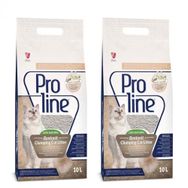 Pro Line 2x10 lt Vanilya Kokulu İnce Taneli Topaklanan Kedi Kumu