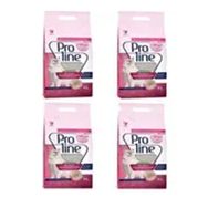 Pro Line 5 lt x 4 Adet Doğal Topaklanan Baby Powder Kokulu Kedi Kumu