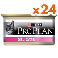 Pro Plan 24 Adet x 85 gr Delicate Hassas Hindi Etli Kedi Konservesi
