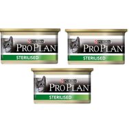 Pro Plan 3x85 gr Sterilised Somonlu ve Ton Balıklı Kısırlaştırılmış Kedi Konservesi