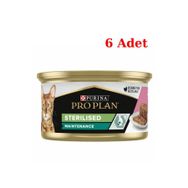 Pro Plan 6x85 GR Ton Balıklı ve Somonlu Kısırlaştırılmış Kedi Konservesi