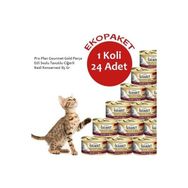 Pro Plan Gourmet Gold Soslu Tavuklu Ciğerli 24'lü Kedi Konservesi
