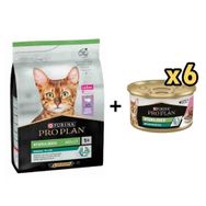 Pro Plan Hindili Kısırlaştırılmış 3 kg Kedi Maması + Proplan Sterilised Ton ve Somonlu Kısırlaştırılmış 6x85 gr Kedi Konservesi