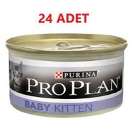 Pro Plan Junior Yavru Konserve Tavuk Etli Yaş 24x85 gr Kedi Maması