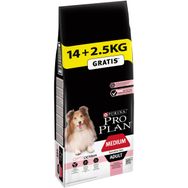 Pro Plan Medium Adult 14 kg+2.5 kg Hediye Somonlu Köpek Maması
