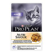 Pro Plan Nutri Savour Tavuklu 24x85 gr Yavru Kedi Maması Pouch