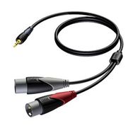 Procab CLA712/3 Çift Erkek Xlr 3,5 mm Mini Jaka 3.0 m Kablo