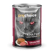 Prochoice 12x400 gr Dana Etli Şekersiz Tahılsız Ezme Yetişkin Kedi Konservesi
