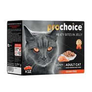 Prochoice 12x85 gr Somon ve Ciğerli Family Pack Konserve Kedi Maması
