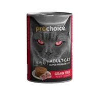Prochoice 400 gr Kuzu Etli Tahılsız Pate Yetişkin Kedi Konservesi