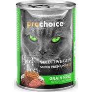 Prochoice 400 gr Selective Biftek ve Ciğerli Yetişkin Konserve Kedi Maması
