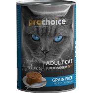 Prochoice 400 gr Tahılsız Sardalya ve Hamsili Yetişkin Kedi Konservesi
