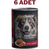 Prochoice 6x400 gr Dog Beef Pate Köpek Konservesi